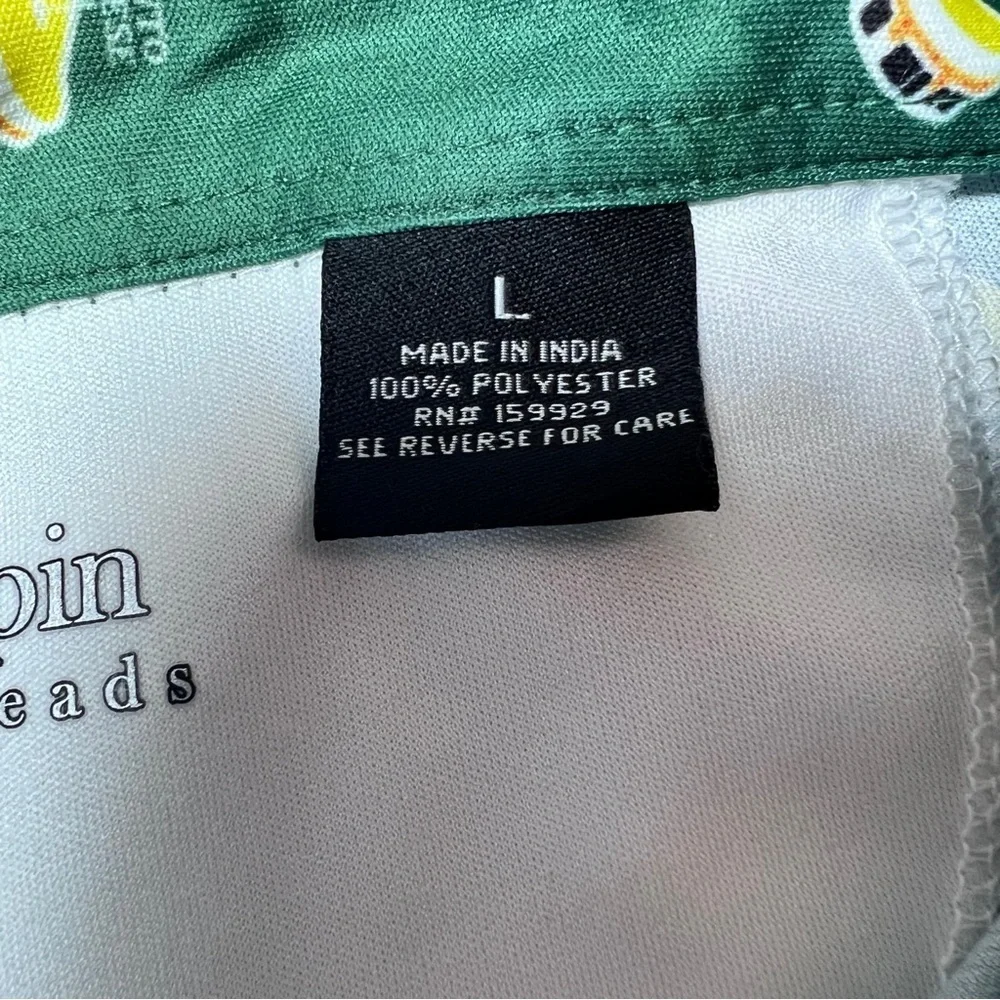Backspin Cheese Please Polo (hunter green) size Large - Picture 8 of 11